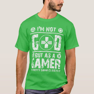 Spelgud Pro Spelare Rolig Retro Spelande retro T Shirt