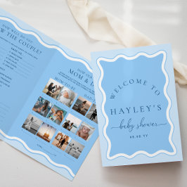 Spelhäfte för Wave Blue Baby Shower