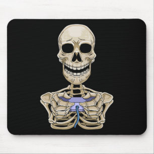 Spelhalloween Skeleton-spelarkontroll Musmatta