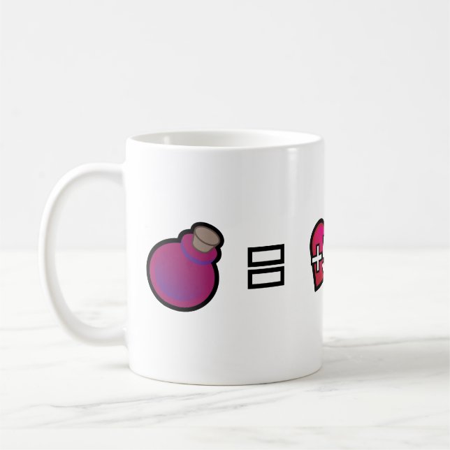 Spelkaffe Mugg i Potion Video (Vänster)