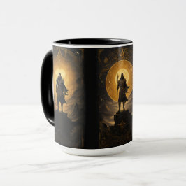 Spelkaraktärskort Fantasy för rollspel Mugg