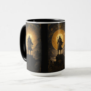 Spelkaraktärskort Fantasy för rollspel Mugg