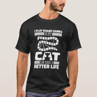 Spelkatt Fantasy Tärningar Familj Spel Rpg Bräds T Shirt