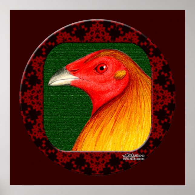 Spelkock - ramad poster (Framsidan)