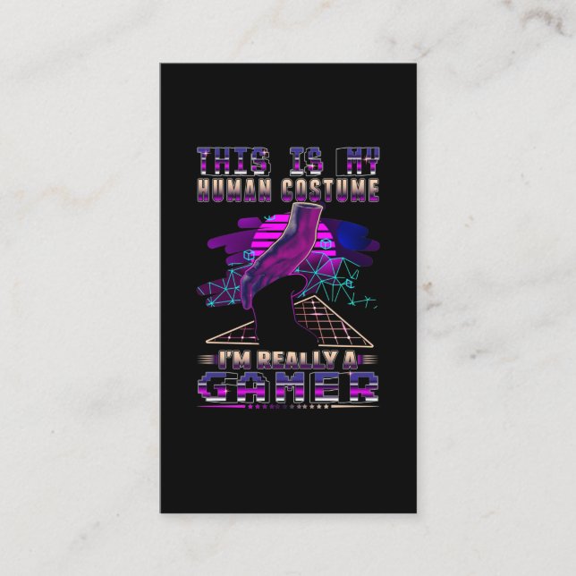 Spelkonsol för videospelaren Kid-Coola Visitkort (Framsida)