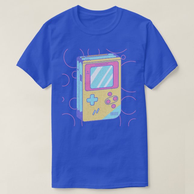 Spelkonsolen 90s Retro-spelnostalgia T Shirt (Design framsida)