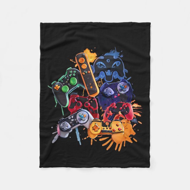 Spelkontroll för all videospelsstyrenhet i Sak Fleecefilt (Framsidan)