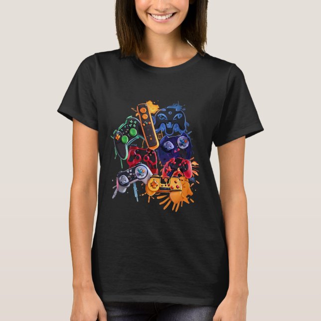 Spelkontroll för all videospelsstyrenhet i Sak T Shirt (Framsida)