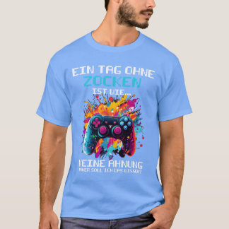 Spelkontroll för spel en dag utan att vara ute t shirt