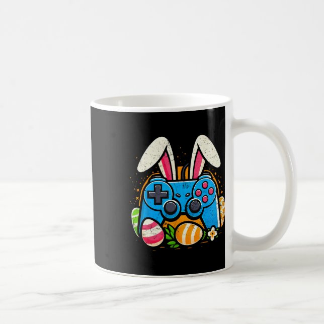 Spelkontroll för videospel Påskhare Gamer Boys Man Kaffemugg (Höger)