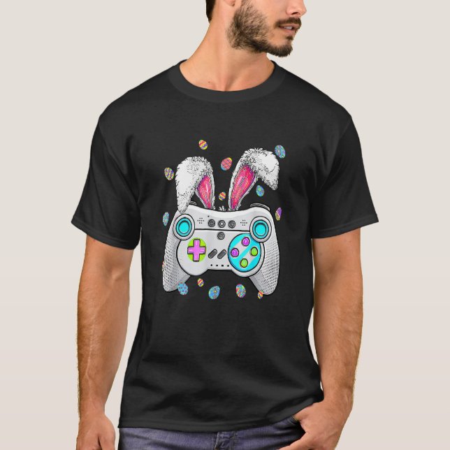 Spelkontroll för videospelsspelare Bo för spelkont T Shirt (Framsida)