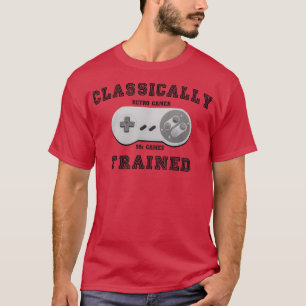 Spelkontroll Klassiskt utbildad Retro-spelare 9 T Shirt