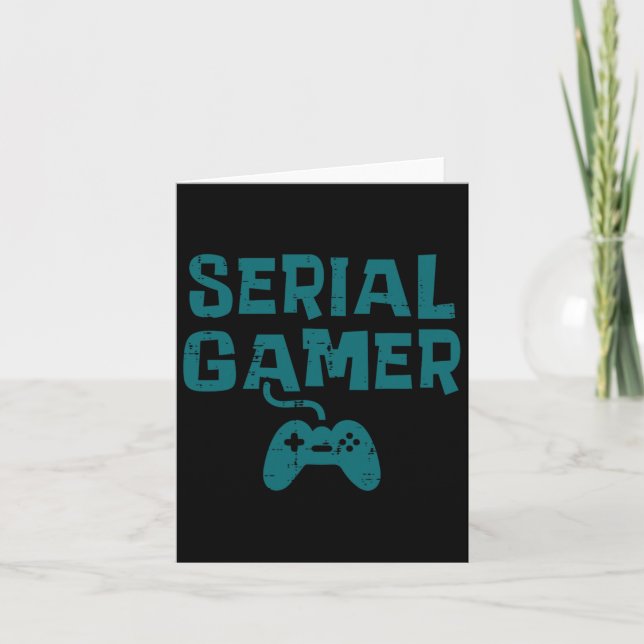 Spelkontroll Kul Spelande Videospel Älskare Pojkar Kort (Framsida)