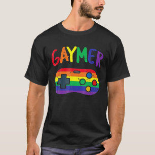 Spelkontroll LGBT Pride Gay Gamer T Shirt