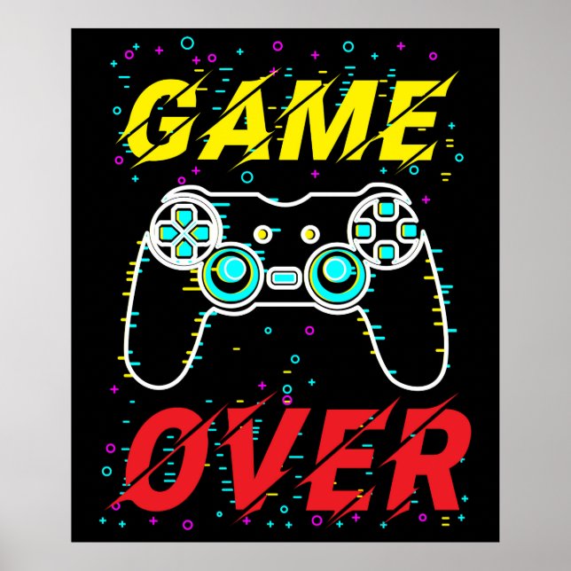 Spelkontroll över videospel poster (Framsidan)