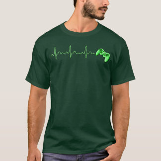 Spelkontrollens hjärtslagsflicka för beroende vide t shirt