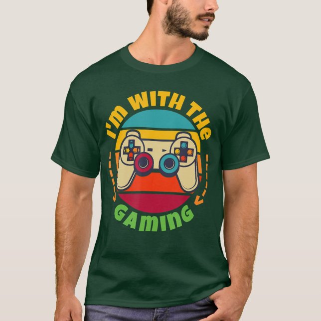 Spelkontrolleridé för spelande spelare Roligt Vi T Shirt (Framsida)