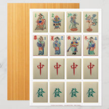 Spelkort (1) - Blommor, sjöar, drakar