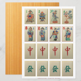 Spelkort (1) - Blommor, sjöar, drakar Inbjudningar