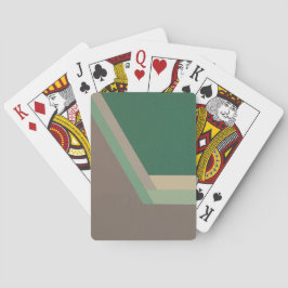 Spelkort ART DECO (mynta/grått)