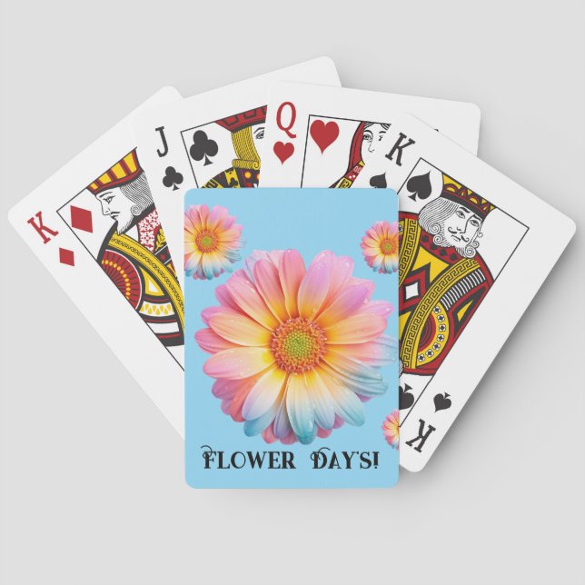 Spelkort (blomsterdagen) (Baksidan)