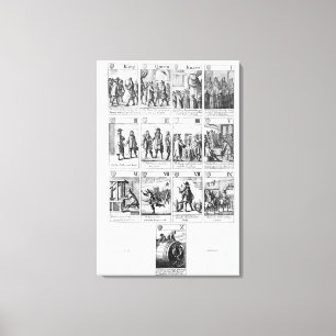 Spelkort Canvastryck