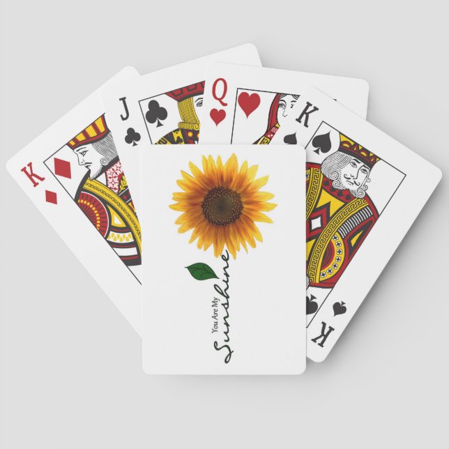 Spelkort - du är min solskina (Baksidan)