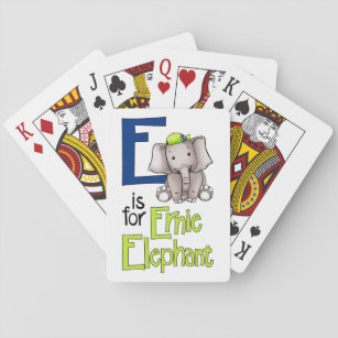 Spelkort, E är för Ernie Elephant Casinokort