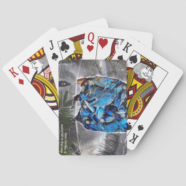 Spelkort: Fontän Collage  Casinokort (Baksidan)