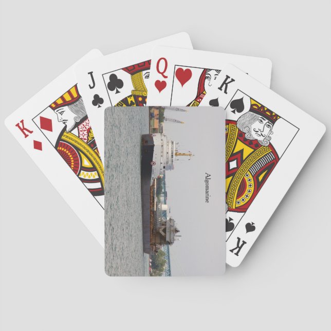 Spelkort för algomarin (Baksidan)