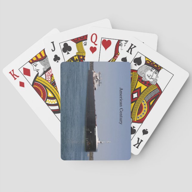Spelkort för amerikanska centret (Baksidan)