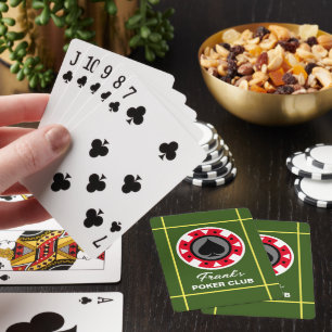 Spelkort för anpassningsbar med kasinopoker chip-d