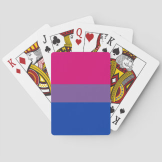 Spelkort för bisexuella flagga