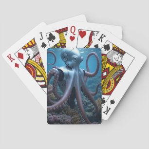 Spelkort för cyber Octopus Poker