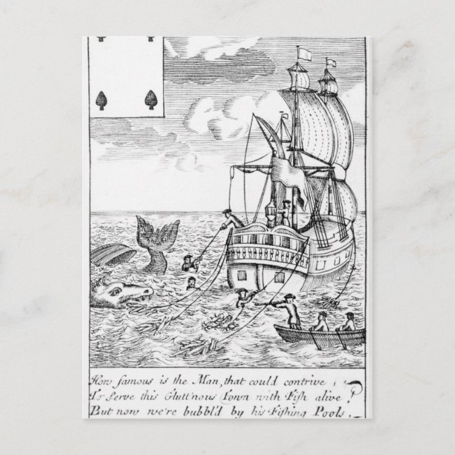 Spelkort för fisk Bassäng Vykort (Framsida)