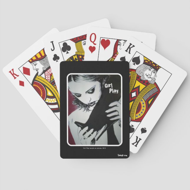 Spelkort för 'Girl Play' (Baksidan)