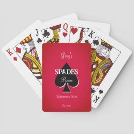Spelkort för Guy Spades Card-spel