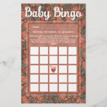 Spelkort för jordgubbar Baby Bingo