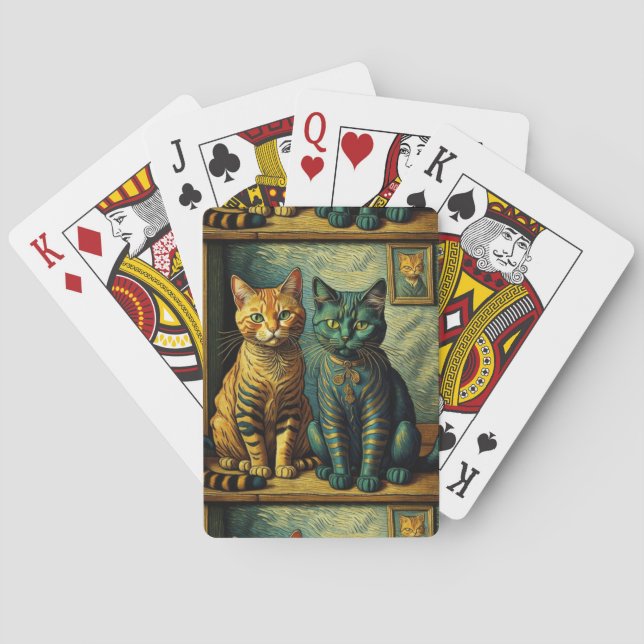 Spelkort för konst (Baksidan)