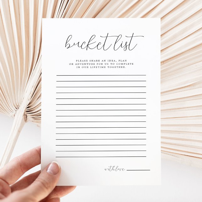 Spelkort för Möhippa i Calligraphy Bucket List (Skapare uppladdad)
