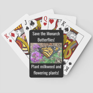 Spelkort för monarch-fjäril