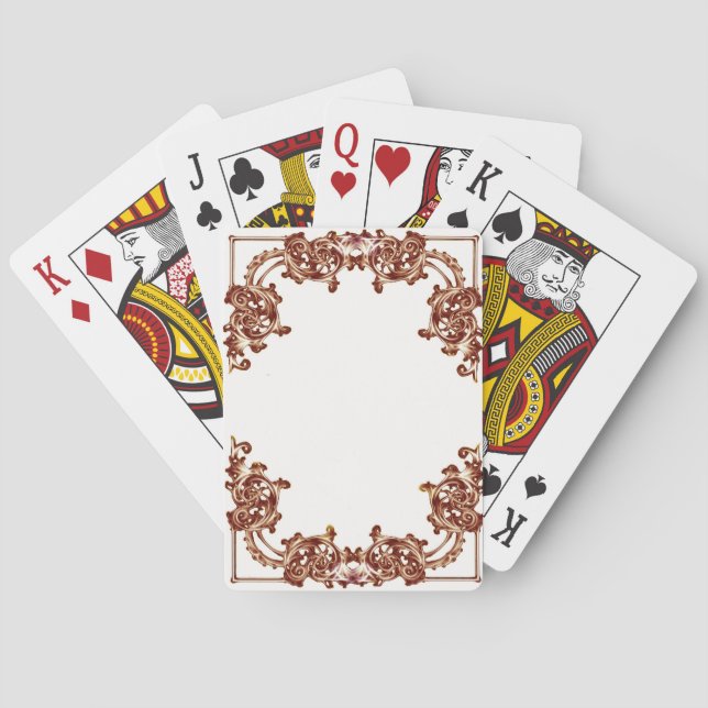 Spelkort för Ornate blommigt-snurrning (Baksidan)