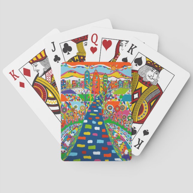 Spelkort för Philadelphia Skyline (Baksidan)