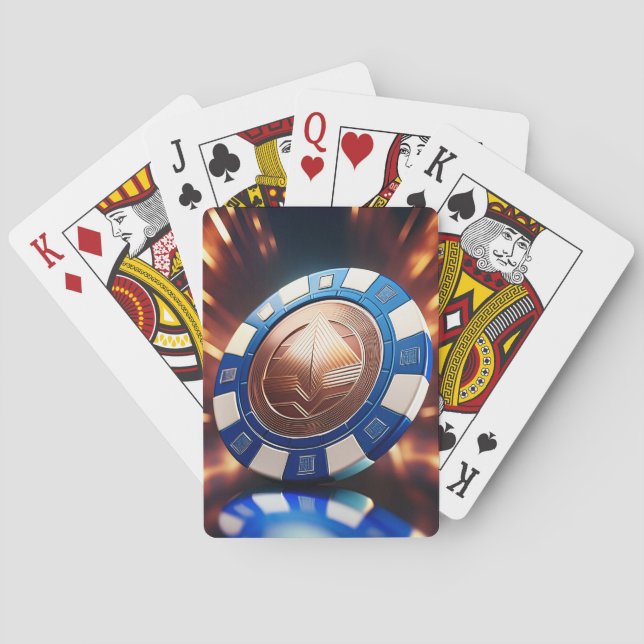 Spelkort för Poker Chip (Baksidan)