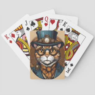 Spelkort för STEAMPUNK CAT