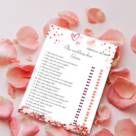 Spelkort för valentineser, Möhippa och groom Meddelande