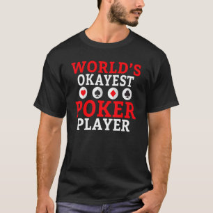 Spelkort för världens bästa spelspelare Poker Play T Shirt
