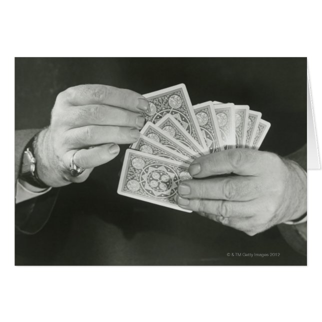 Spelkort Hälsningskort (Framsidan Horizontal)