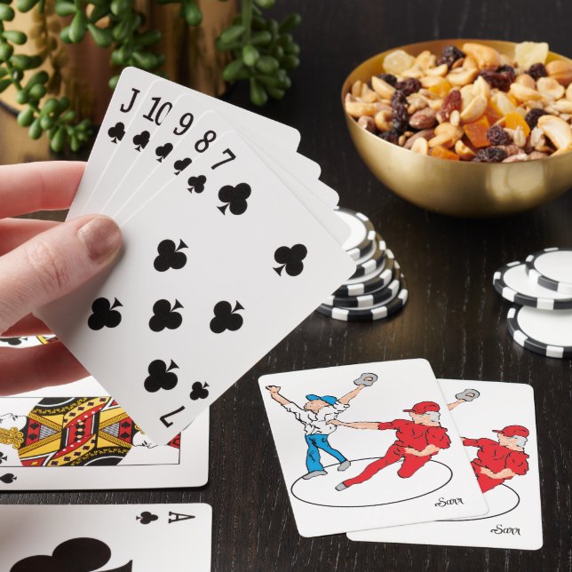 Spelkort :  Han är säker / Baseboll  (På plats)