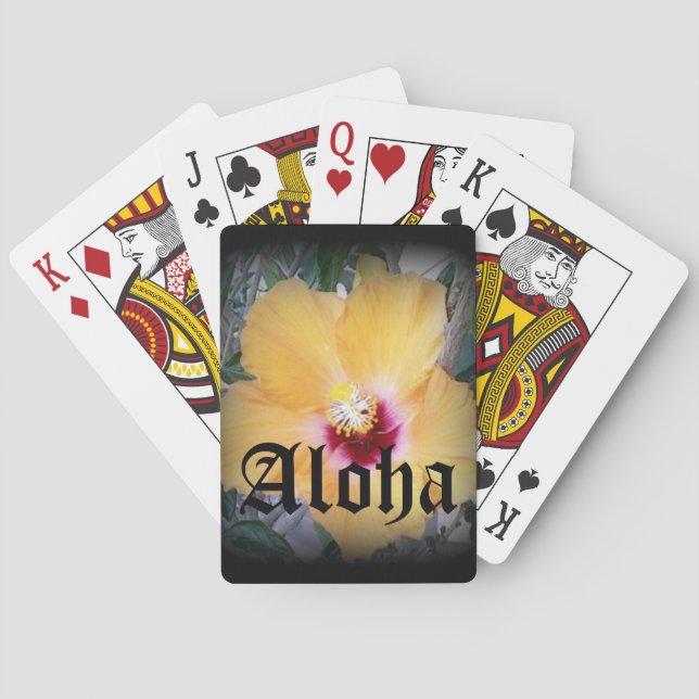 Spelkort hawaiiskt tema (Baksidan)